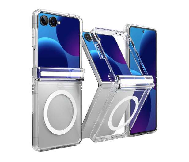 Ringke Fusion Flap Magnetic Magsafe do Galaxy Z Flip 8 Clear - 1571593 - zdjęcie 3